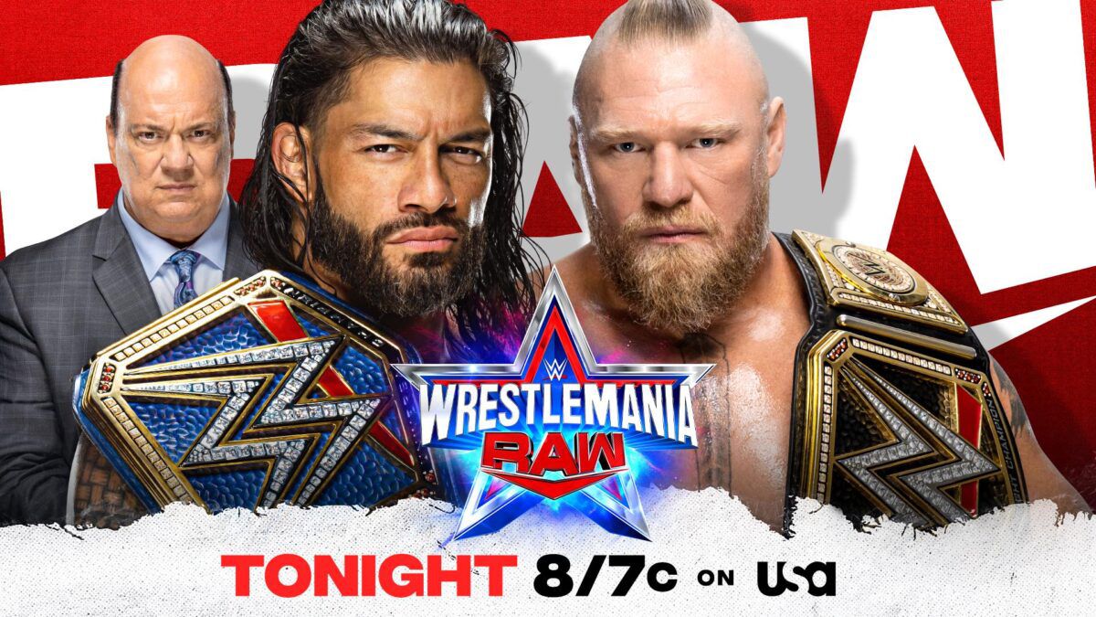 WWE WrestleMania Raw 2022 03 28 720p HDTV x264-NWCHD