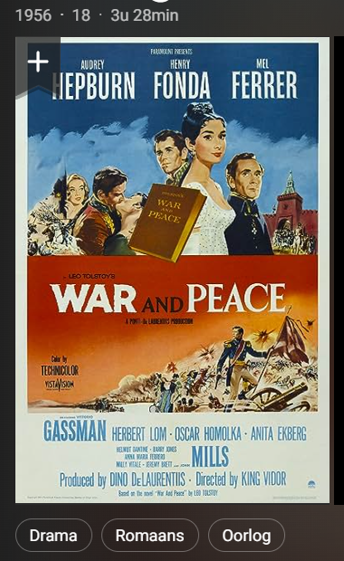 War And Peace 1956 1080p BluRay x265 S-J-K-NLsubs