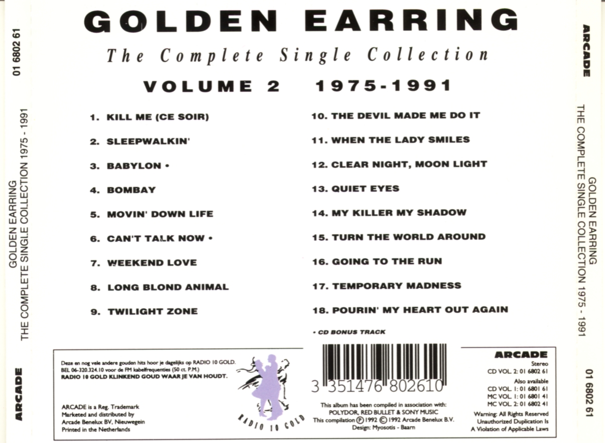Golden Earring - Complete Singles Collection 1975-1991