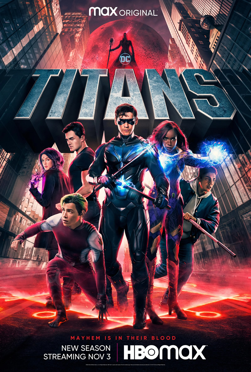 Titans S04E01 t/m 05 - 1080p HMAX WEBRip DD5.1 x264-NTb (NL Subs)