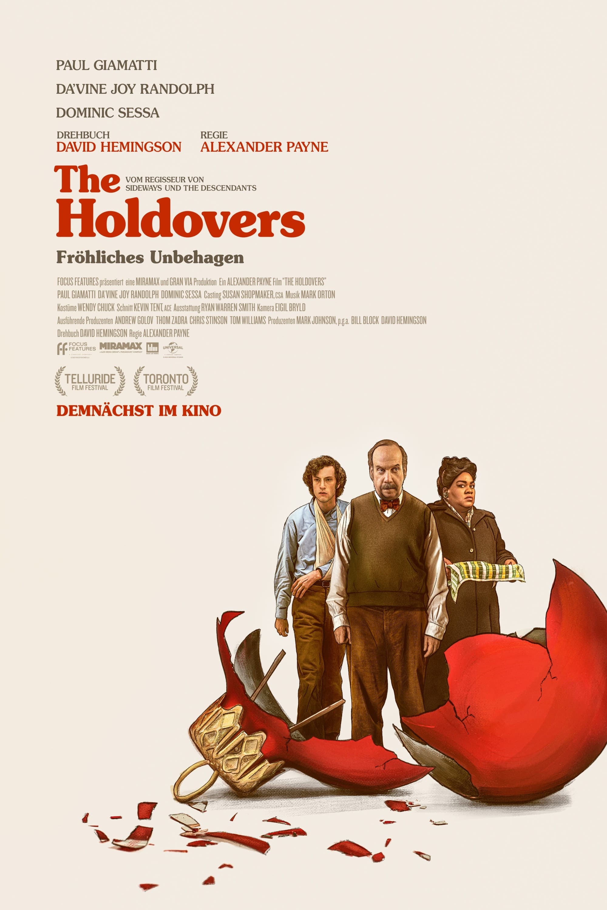 The Holdovers 2023 UHD UK BluRay 2160p HEVC DV HDR DTS DL Remux-TvR