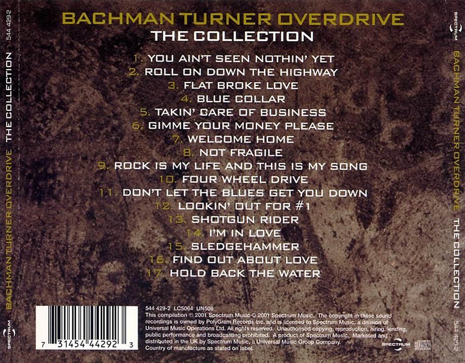 Bachman Turner Overdrive - The Collection