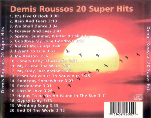Demis Roussos - 20 Super Hits