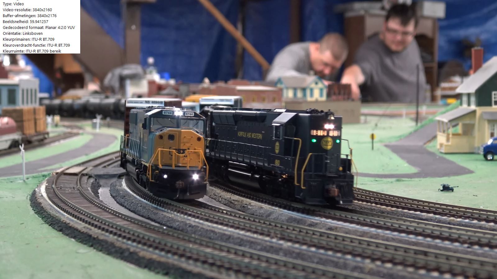 Running HO Scale Model Trains Compilation 4K