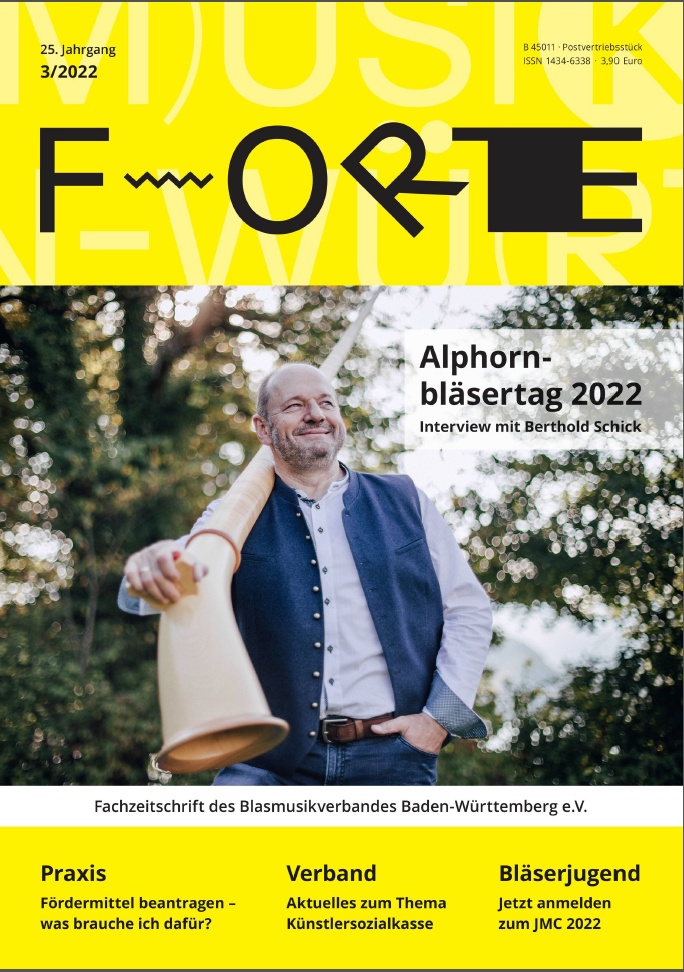 Forte Fachzeitschrift fuer Blasmusik 3-22