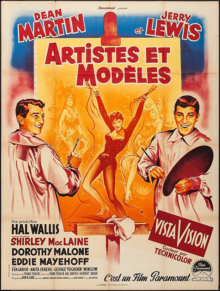 Repost Jerry lewis & Dean Martin Collectie - Artist and Models (1955)