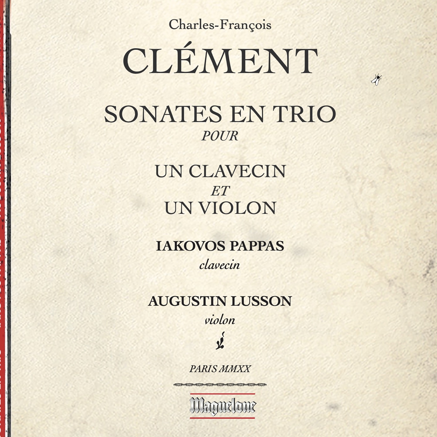 Clement - Sonatas for Violin & Harpsichord, 1743 - Iakovos Pappas & Augustin Lusson