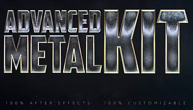 After Effects - Videohive Advanced Metal Kit