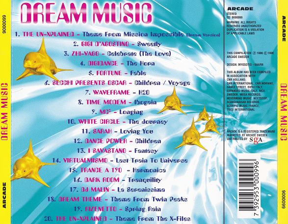 Dream Music aanvulling (Arcade-1996)