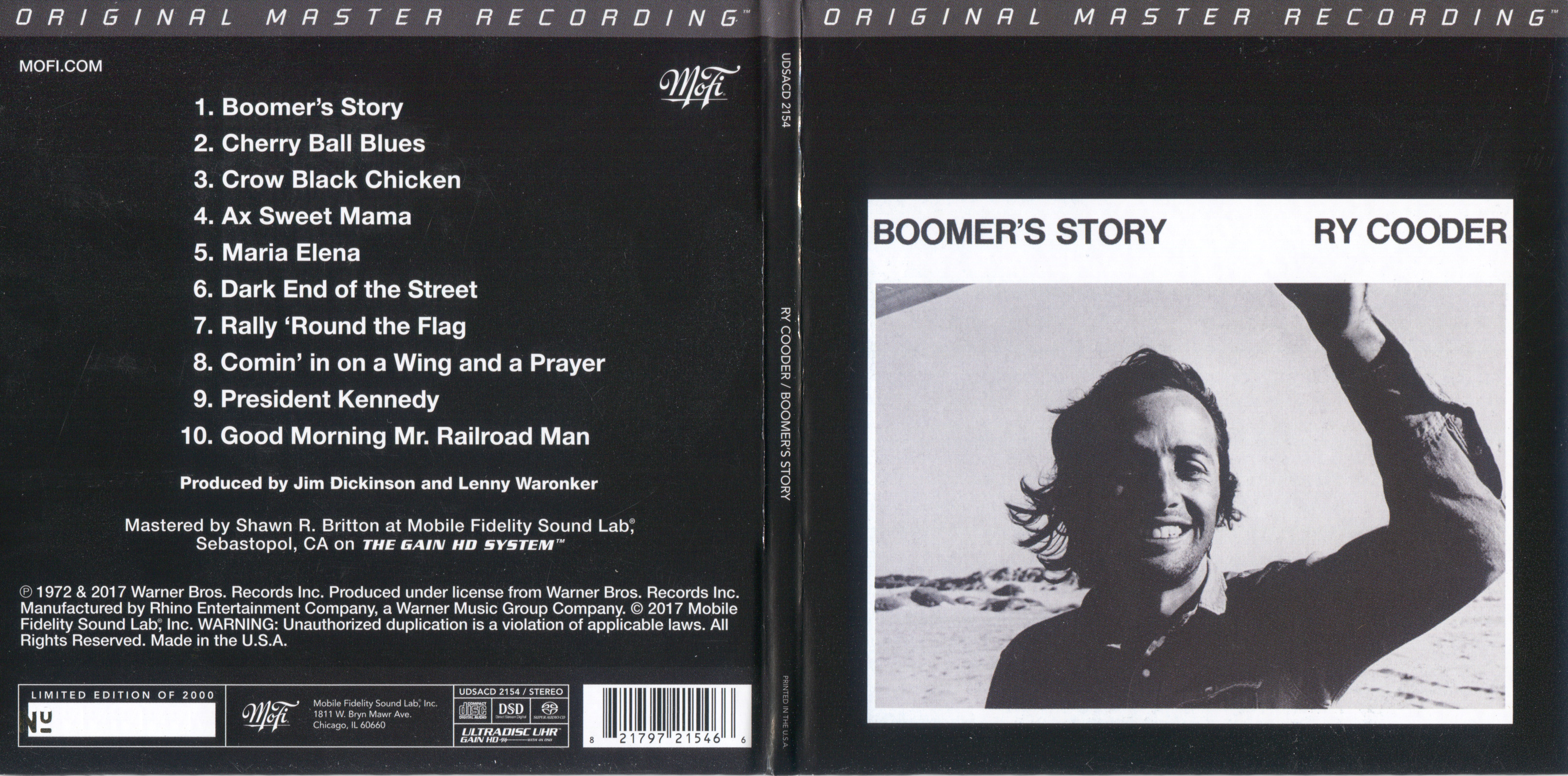 Ry Cooder - Boomer's Story 1972 2017 MFSL 24-176