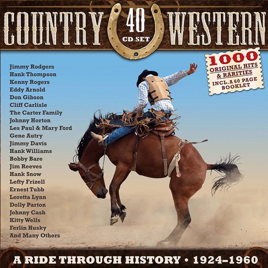 Country & Western; A Ride Trough History 1924 - 1960 [40CD Box Set] (2011)