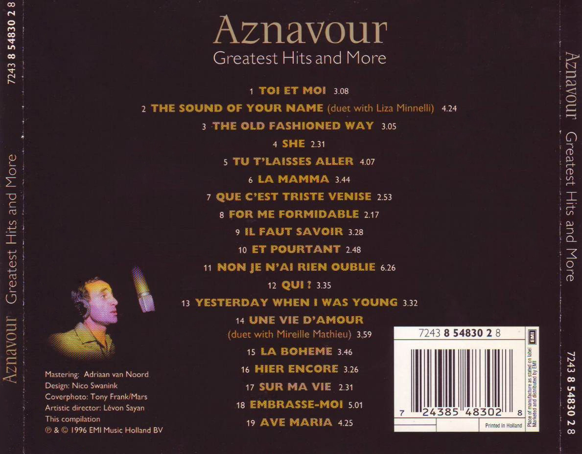 Charles Aznavour - Greatest Hits And More