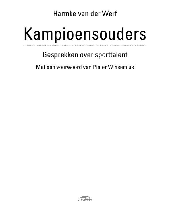 Harmke van der Werf - Kampioensouders (05-2021)