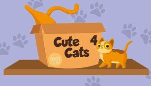 1001 Puzzles Cute Cats 4 NL