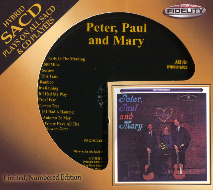 Peter, Paul & Mary - 1962 - Peter, Paul And Mary [2014 SACD] 24-88.2