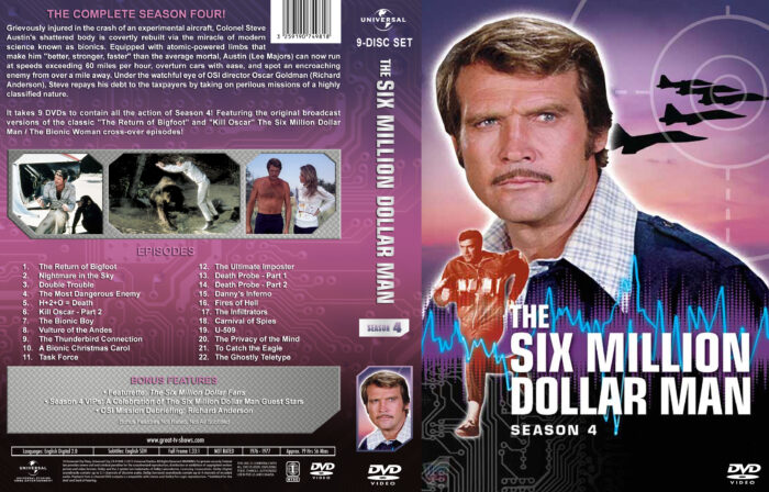 The Six MillionDollar Man S04 Afl 17 - 18 Bluray
