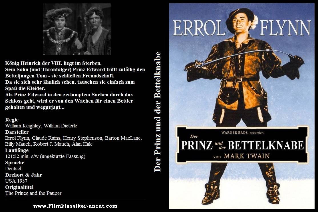 Errol Flyn Collectie DvD 20 van 24 - The Prince and Pauper 1937
