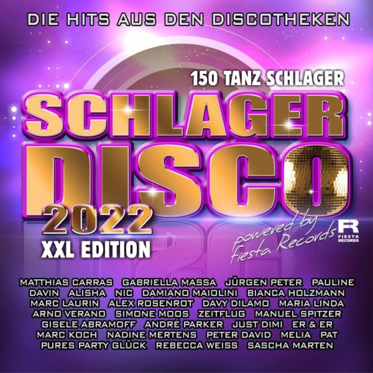 VA - Schlagerdisco 2022 - Die Hits aus den Discotheken (XXl Edition - 150 Tanzschlager) (2022)