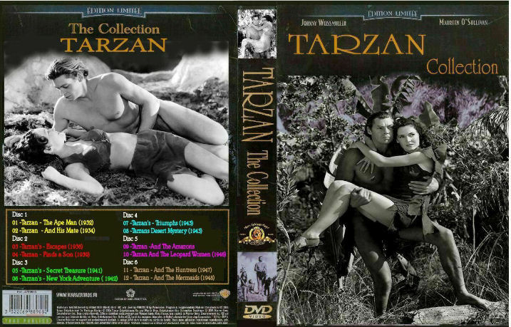 Covers Tarzan Collectie Johnny Weissmuller