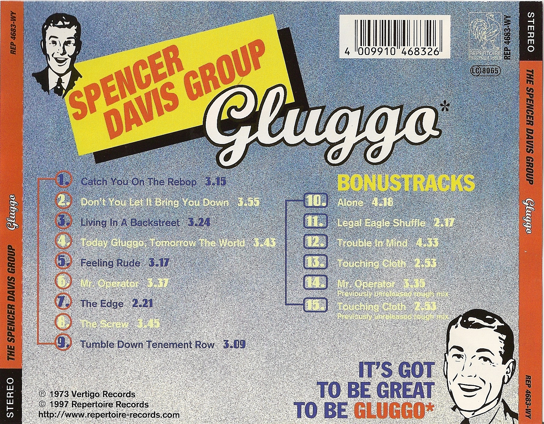 The Spencer Davis Group Gluggo 1973 1997