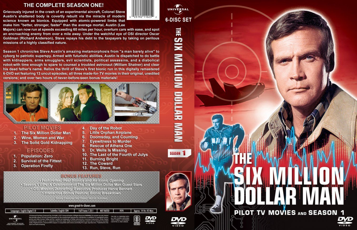 REPOST The Six MillionDollar Man S01 Afl 9 Bluray (1974)