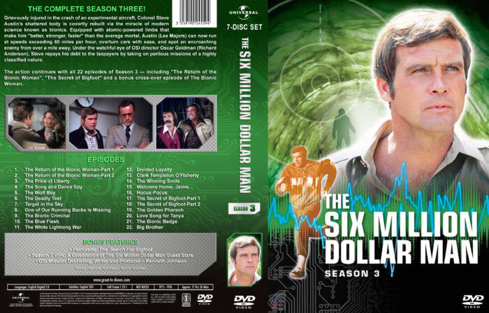 #The Six MillionDollar Man S03 Afl 20 -21 Finale Bluray