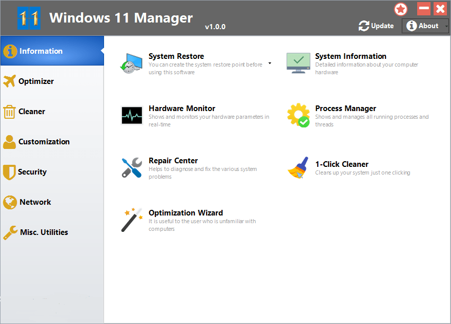 YamicSoft Windows 11 Manager v1.2.3 x64 Multi
