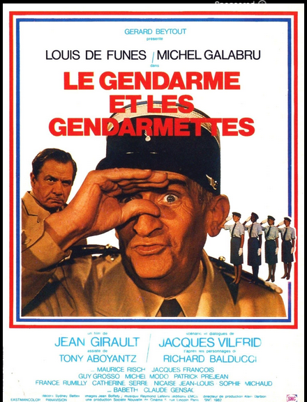 Le Gendarme Et Les Gendarmettes 1982 Louis de Funes