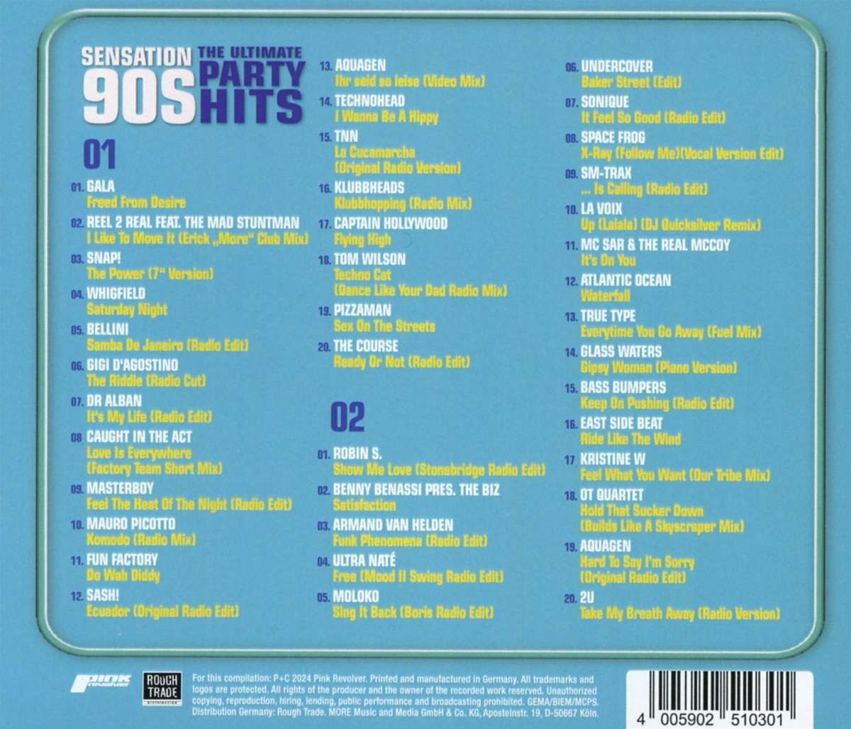 Sensation 90s Vol. 3 - The Ultimate Party Hits (2024