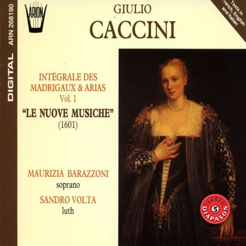 Caccini - Intégrale des madrigaux & arias, Vol. 1 - Maurizia Barazzoni CD01