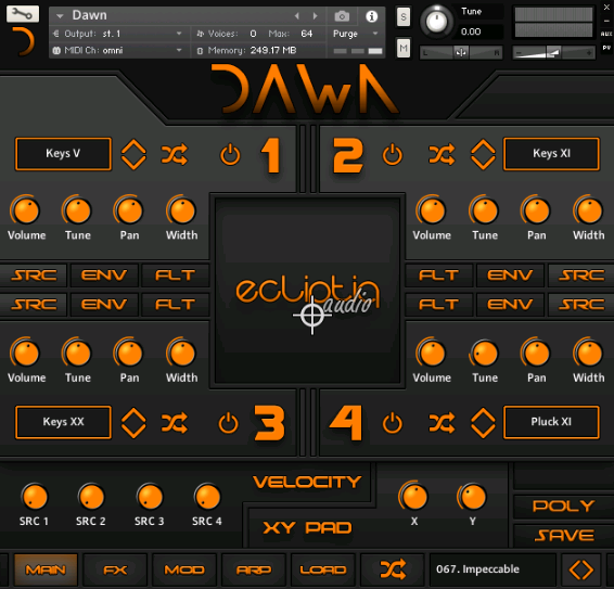 Ecliptiq Audio - Dawn 1.2 (for Kontakt)