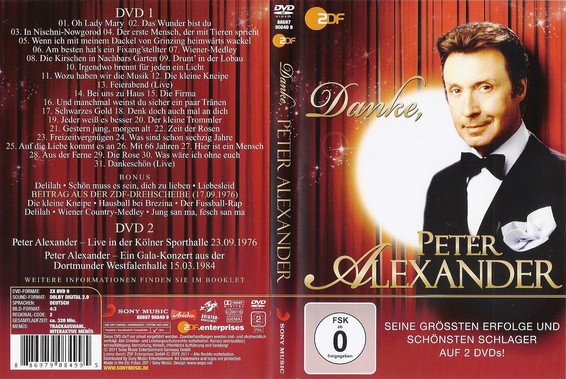 Peter Alexander - Collection (incl. 2x DVD)